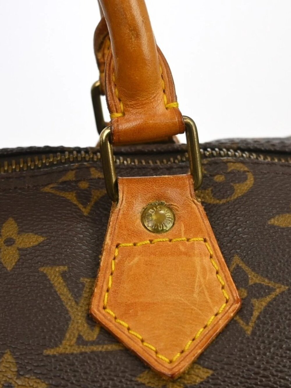 BUYIT03 LOUIS VUITTON SPEEDY 35 HANDBAG MONOGRAM CANVAS M41524 MB0971 YQ08130 - Picture 11 of 16